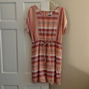 Old Navy Striped Linen Dress